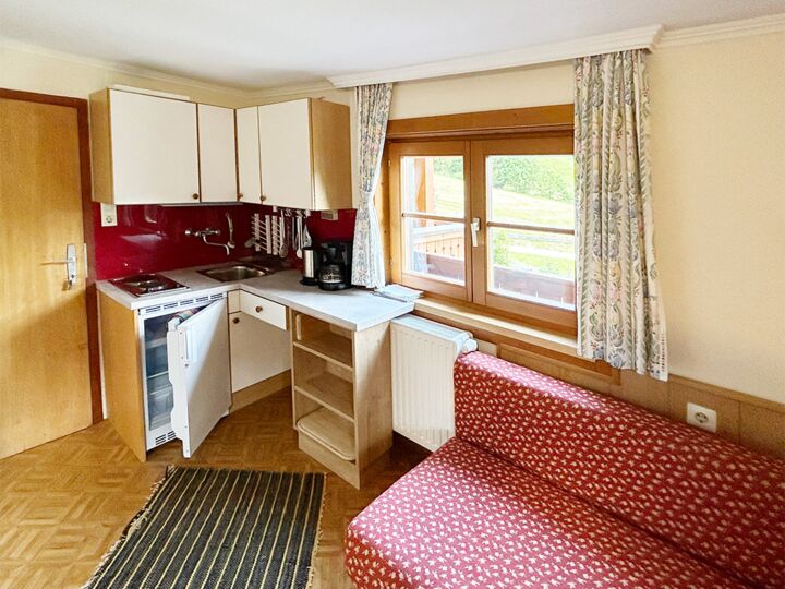 Kitchen in the flat at Blashof