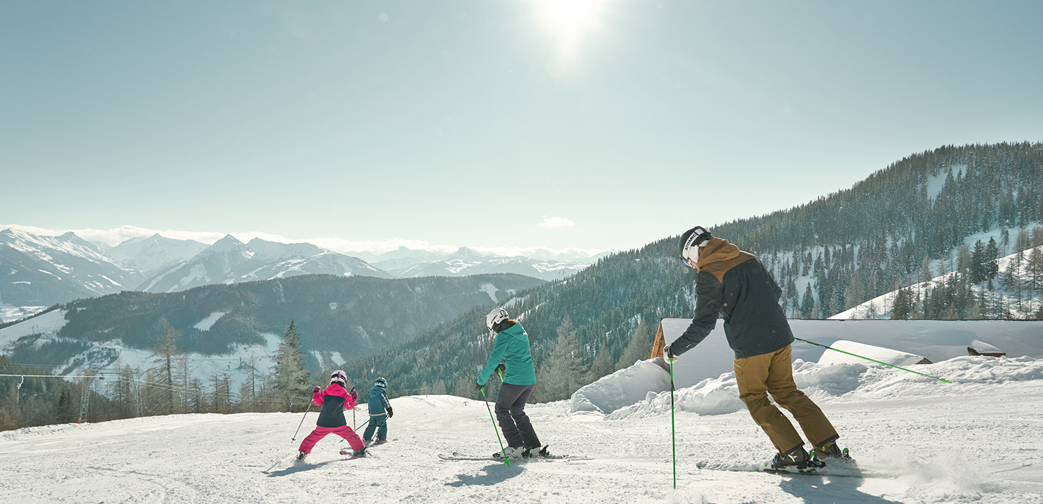 Skivergnügen auf 4-Ski-Bergen