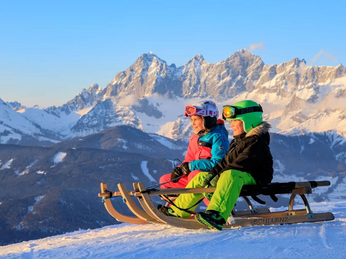 Rodeln auf der Hochwurzen